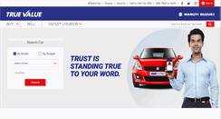 Desktop Screenshot of marutisuzukitruevalue.com